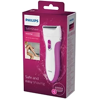 Rasoir électrique sans fil pour femme Philips SatinShave Essential, pour les jambes, peau sèche ou humide, HP6341/00