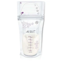 Sacs de conservation du lait maternel Philips Avent, 50 unités, 6 oz/180 ml, SCF603/50