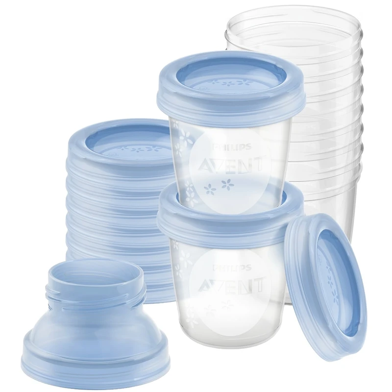 Pots de conservation du lait maternel Philips Avent, 10 unités, 6 oz/180 ml