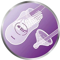 Brosse pour biberon et tétines Philips Avent, gris, SCF145/18
