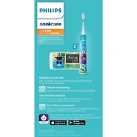 Brosse à dents électrique rechargeable Philips Sonicare For Kids avec connexion Bluetooth, HX6321/02