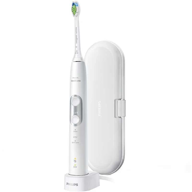 Brosse à dents électrique rechargeable Philips Sonicare ProtectiveClean 6100, blanc, HX6877/21