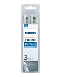 Têtes de brosse de rechange Philips Sonicare Optimal Plaque Control, blanc, emballage de 3, HX9023/92