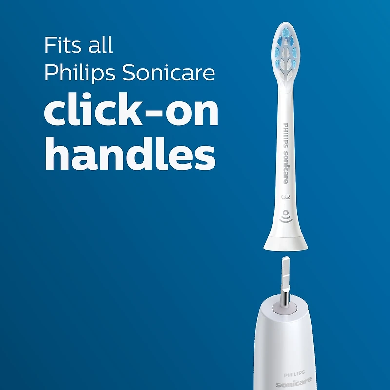 Têtes de brosse de rechange Philips Sonicare Optimal Gum Care, blanc, emballage de 3, HX9033/65