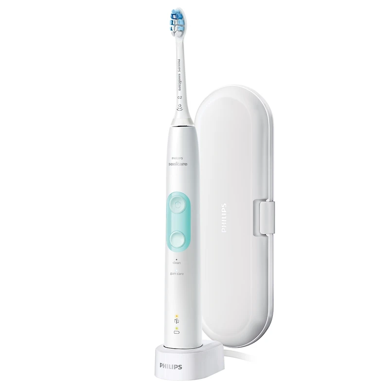 Brosse à dents électrique rechargeable Philips Sonicare ProtectiveClean 4500, blanc, HX6827/11