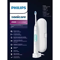 Brosse à dents électrique rechargeable Philips Sonicare ProtectiveClean 4500, blanc, HX6827/11