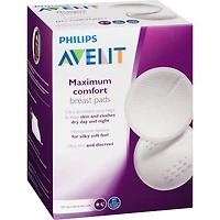 Coussinets d’allaitement jetables confort optimal Philips Avent, emballage de 100, SCF254/13