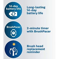 ExpertClean 7300, Rechargeable electric toothbrush, Black HX9610/17