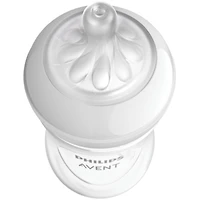 Biberon naturel Philips Avent avec tétine Natural Response, transparent, 4oz, 2pk, SCY900/02