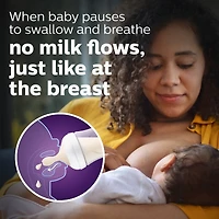 Biberon en Verre Natural Philips Avent avec Tétine Natural Response, 4oz, 3pk