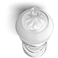 Biberon en verre naturel Philips Avent avec tétine à réponse naturelle, oz, 1 paquet