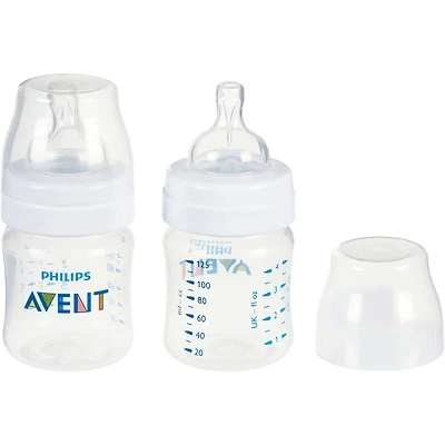 Avent Anti-colic Baby Bottle, 4oz, 2 pack, SCY100/01
