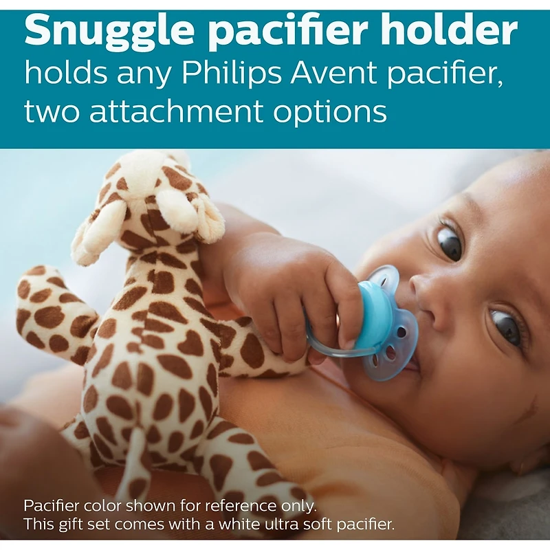 Biberon anti-colique Philips Avent avec évent AirFree Set cadeau nouveau-né avec Snuggle