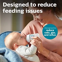 Biberon anti-colique Philips Avent avec évent AirFree Set cadeau nouveau-né avec Snuggle