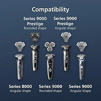 Têtes de rasoir de rechange Philips pour les rasoirs de série 9000