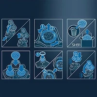 Têtes de rasoir de rechange Philips pour les rasoirs de série 9000