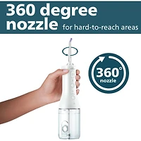 Power Flosser 3000 sans fil, irrigateur buccal, blanc, HX3806/21