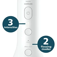 Power Flosser 3000 sans fil, irrigateur buccal, blanc, HX3806/21