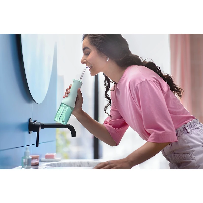 Power Flosser 3000 sans fil, irrigateur buccal, menthe, HX3806/21
