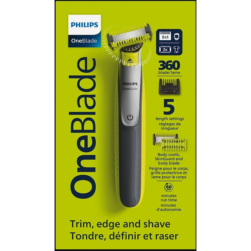 OneBlade 360 Face & Body, Li-Ion, QP2834/20