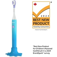 Philips One for Kids by Sonicare Battery Toothbrush, Blue, HY1130/02