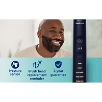 Brosse à dents électrique rechargeable Philips Sonicare DiamondClean Smart 9700, Bleu lunaire, HX9957/71