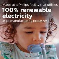 Suce ultra aérée Philips Avent jour/nuit 6 à 18 mois, opale profonde/lune endormie, paq. 3, SCF085/68