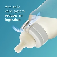 Anti-colic Baby Bottle Flow 4 Nipple, 4pk