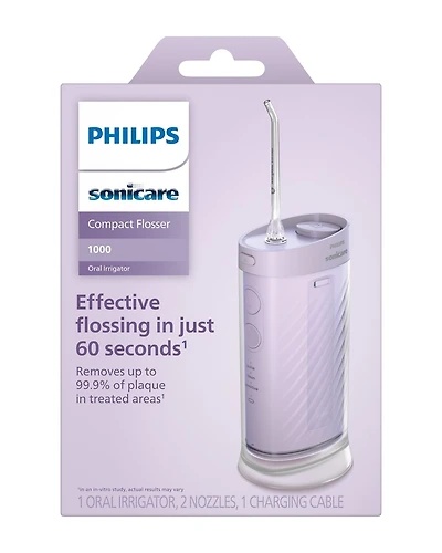 Sonicare Compact Flosser 1000, Purple, HX3333/23