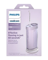Sonicare Compact Flosser 1000, Purple, HX3333/23