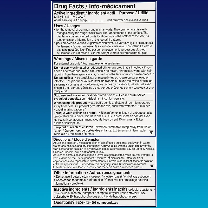 Compound W Fast Acting Liquid