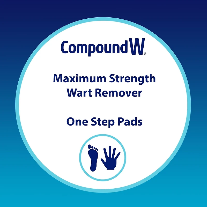 Compound W Maximum Strength One Step Pads
