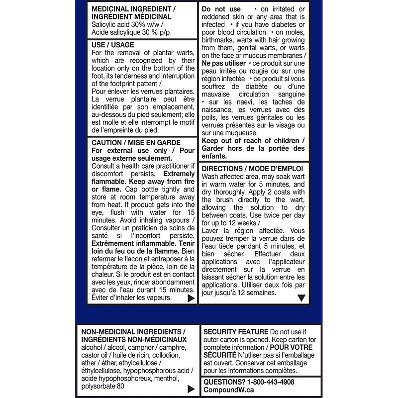 Compound W Wart Remover Maximum Strength Liquid