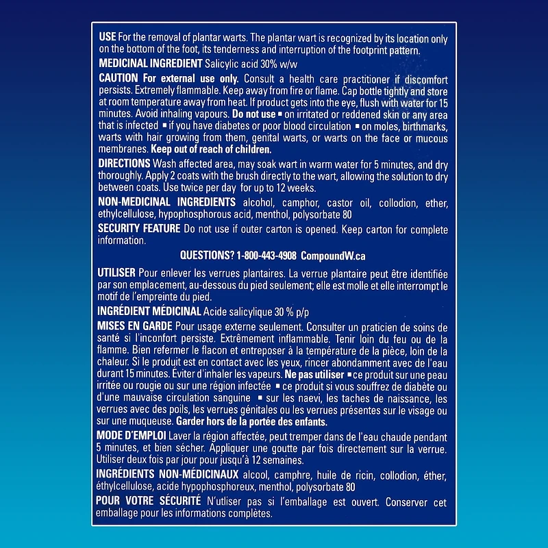 Compound W Wart Remover Maximum Strength Liquid