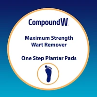 Compound W Maximum Strength One Step Plantar Foot Pads
