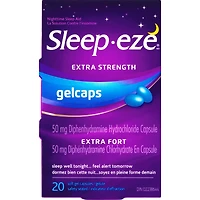 Sleep-eze Gelcaps Extra Fort La Solution Contre L'insomine