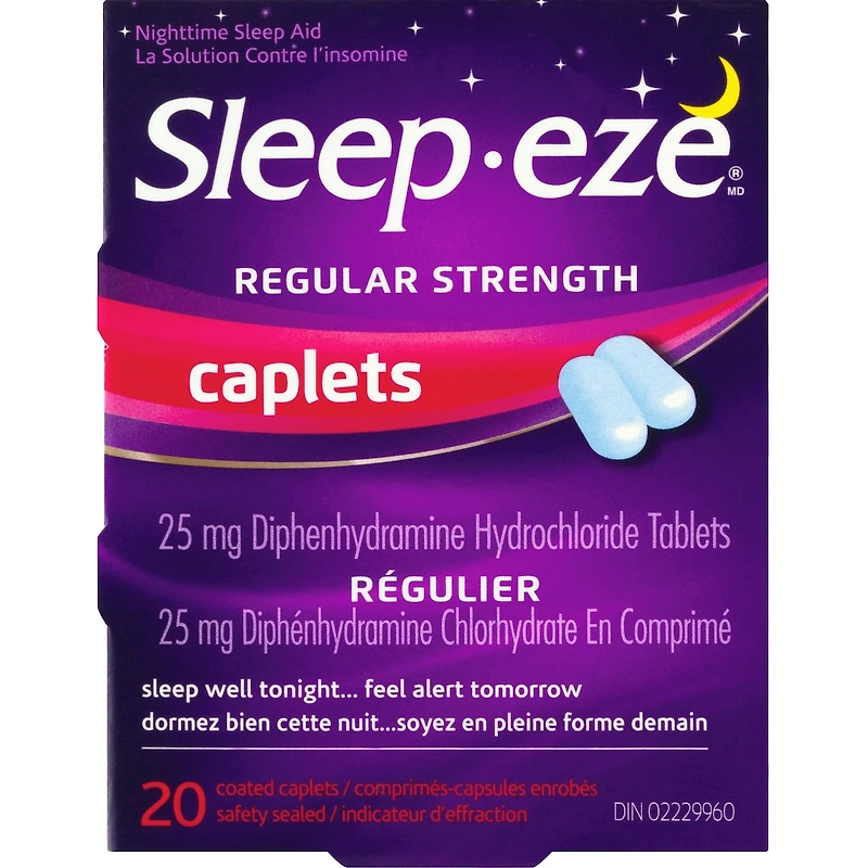 Sleep Eze Régulier Caplets