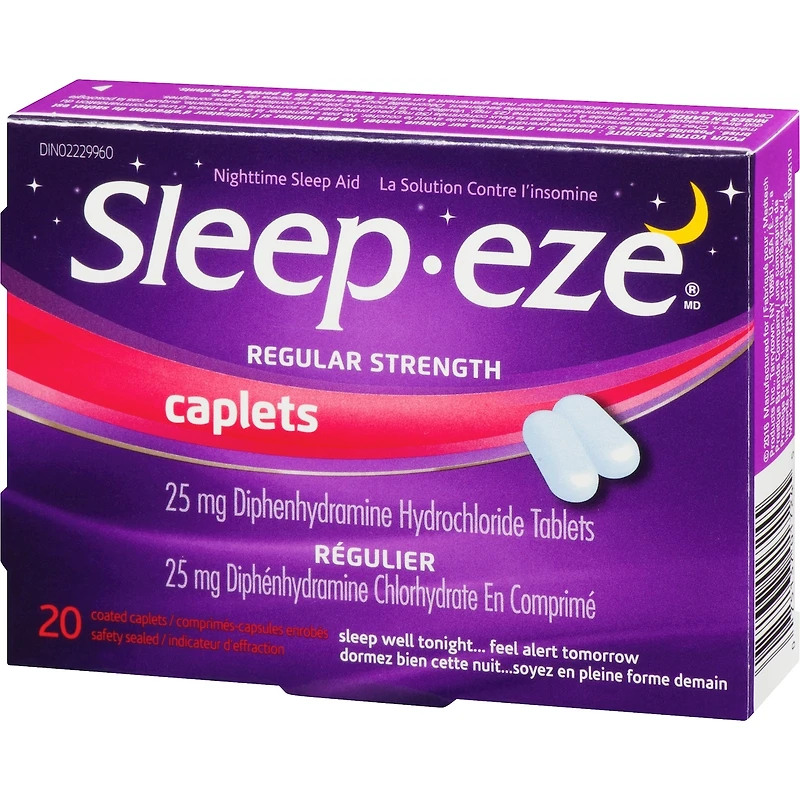 Sleep Eze Régulier Caplets
