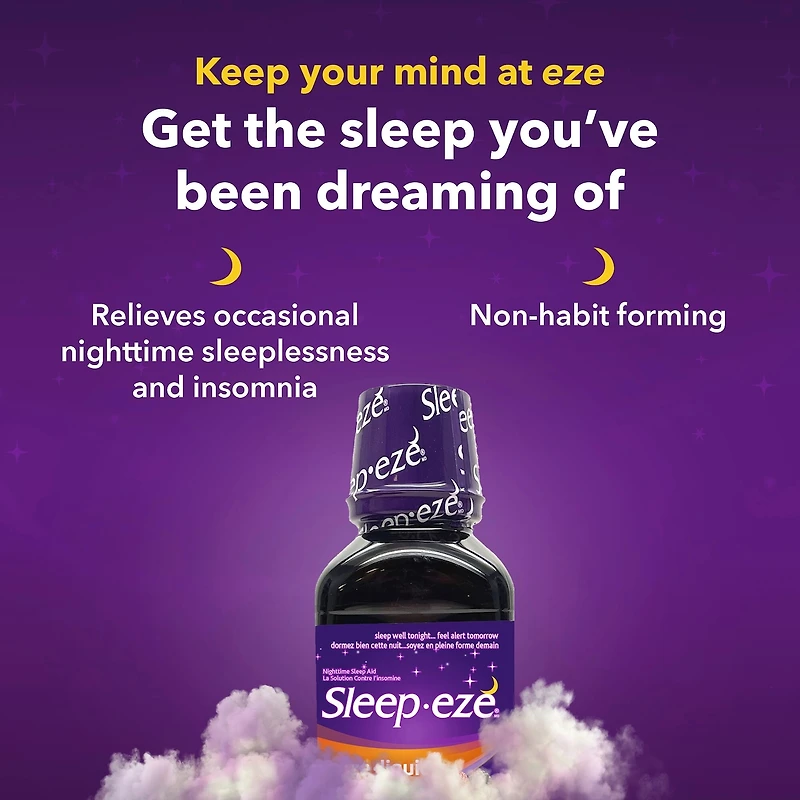 Sleep-eze eze-Liquid La Solution Contre L'Insomnie
