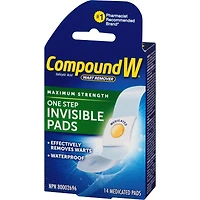 Compound W Puissance Maximum Coussinets Invisibles Pour Usage En Une Étape