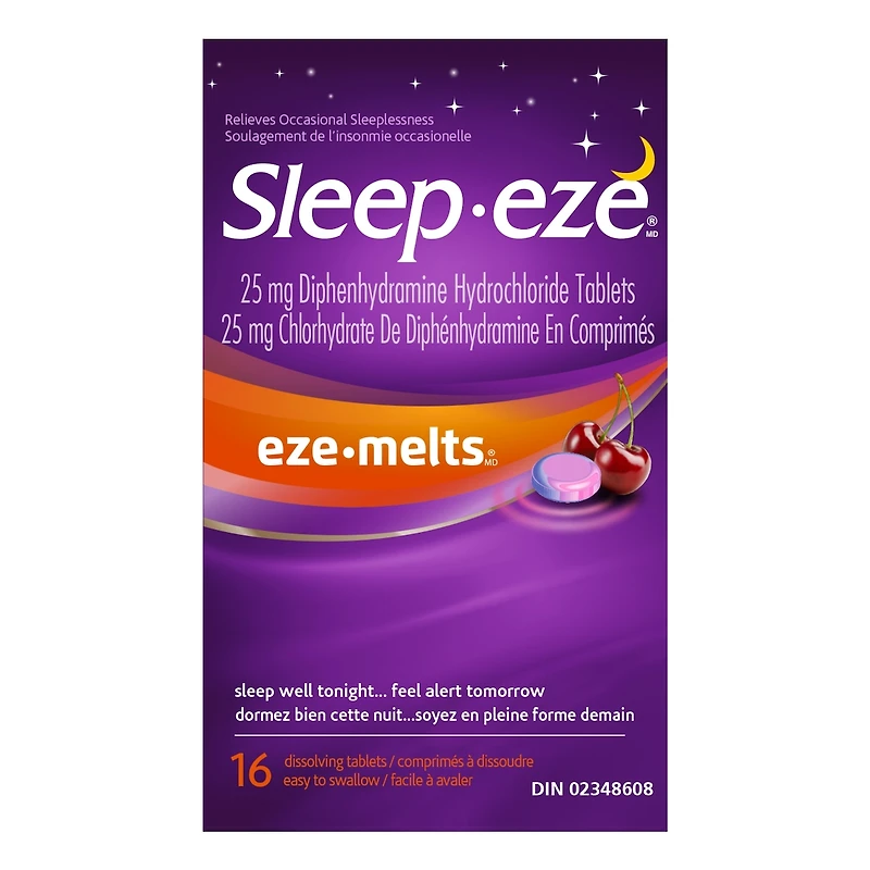 Sleep-eze Eze-Melts Comprimes A Dissoudre