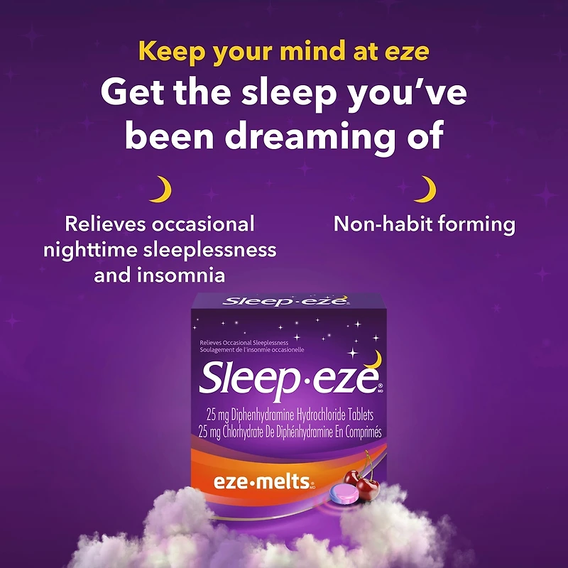 Sleep-eze Eze-Melts Comprimes A Dissoudre