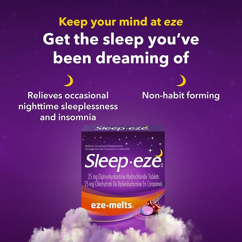 Sleep-eze Eze-Melts Comprimes A Dissoudre