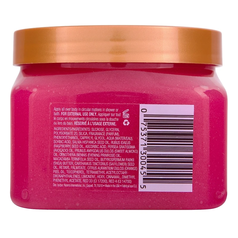 Framboise Pétillante Exfoliant Au Sucre De Karité