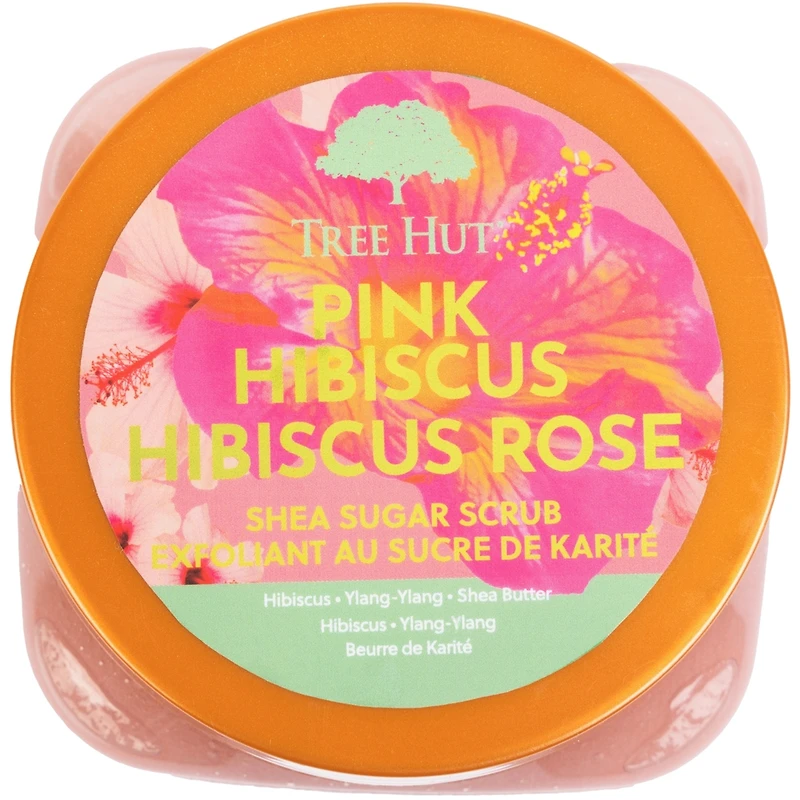 Hibiscus Rose Exfoliant Au Sucre De Karité