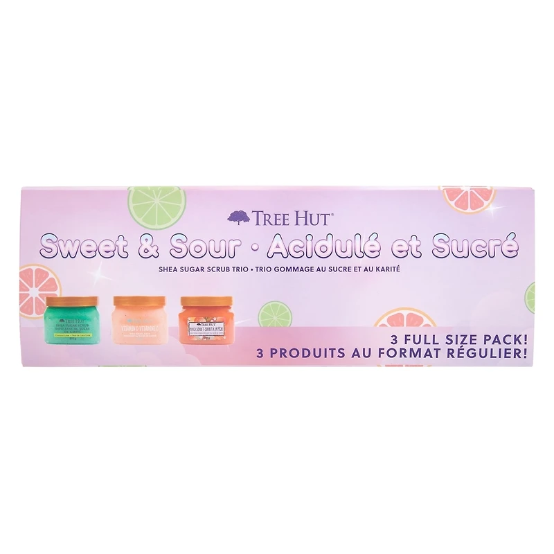 Trio Gommage Au Sucre Et Au Karite