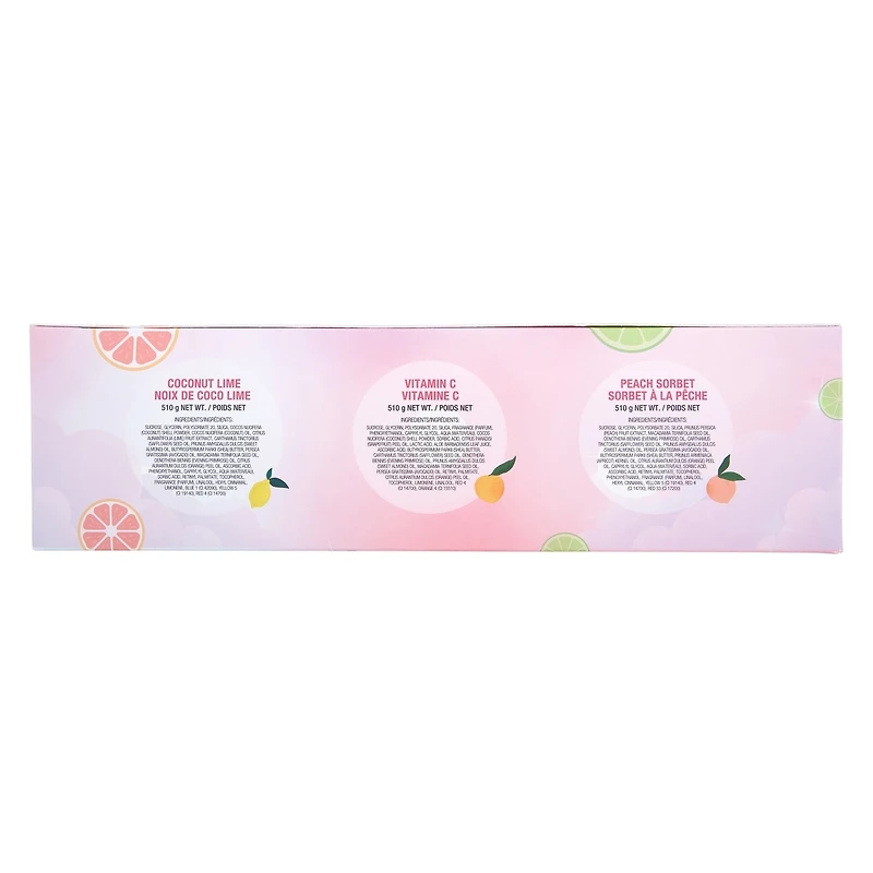 Trio Gommage Au Sucre Et Au Karite