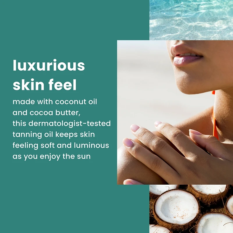 Huile de bronzage foncé en formule hydtarante