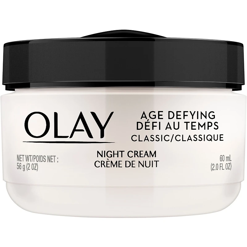 Crème de nuit classique, hydratant pour le visage Défi au temps