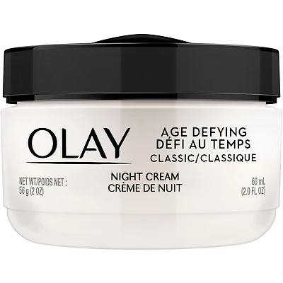 Crème de nuit classique, hydratant pour le visage Défi au temps